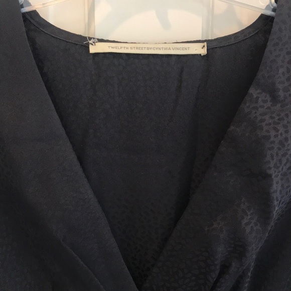 Twelfth Street by Cynthia Vincent Shopbop Black Silk Dress - Picture 4 of 8